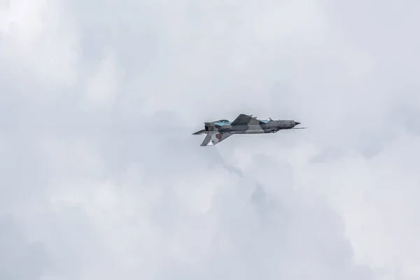 Ράντομ της Πολωνίας - 26 Αυγούστου 2017: Πολωνική μαχητής Su 22 οθόνη d — Φωτογραφία Αρχείου