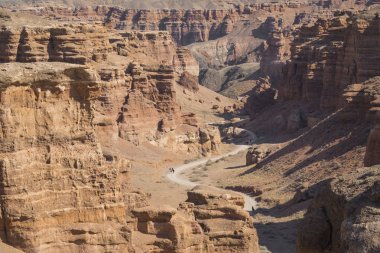 Çarın Kanyonu Almatı bölgesinde Kazakhstan.Beautiful dağ 