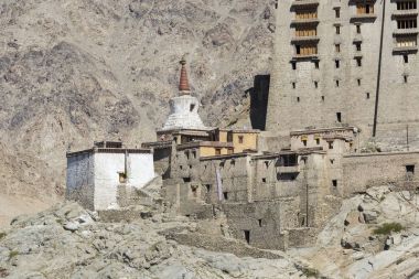 Leh şehir ve dağ, Leh Ladakh, Hindistan