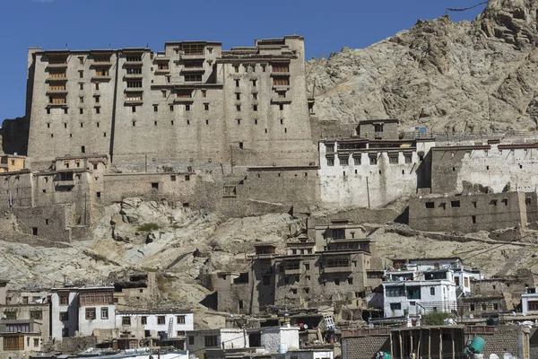 Leh şehir ve dağ, Leh Ladakh, Hindistan