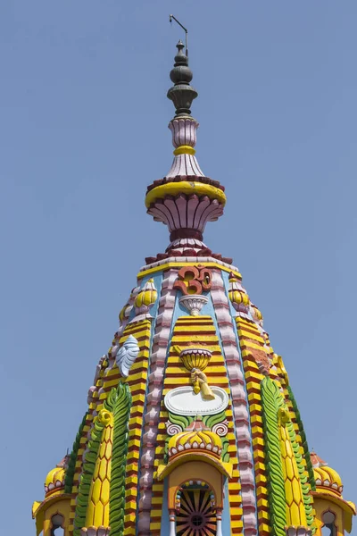 Patung, arsitektur dan simbol kuil India — Stok Foto
