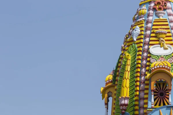 Sculpture, architecture and symbols of Indian Temple — Stock Photo, Image