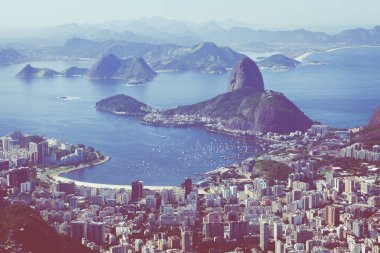 Rio de Janeiro, Brezilya. Fr Suggar somun ve Botafogo Plajı incelendi