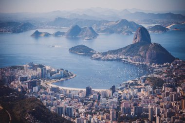 Rio de Janeiro, Brezilya. Fr Suggar somun ve Botafogo Plajı incelendi
