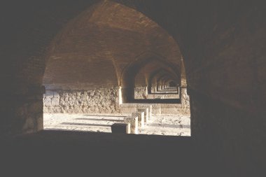 Si-o-Seh Pol, köprü, 33 Arches, Isfahan, Iran olarak da bilinir