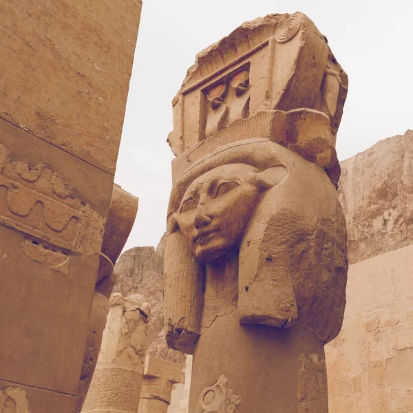 Il grande tempio di Hatshepsut, Karnak, Luxor, Egitto — Foto Stock