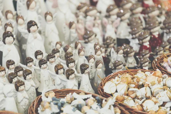 Ręcznie robione ozdoby świąteczne na Boże Narodzenie rynku w Krakowie, — Zdjęcie stockowe