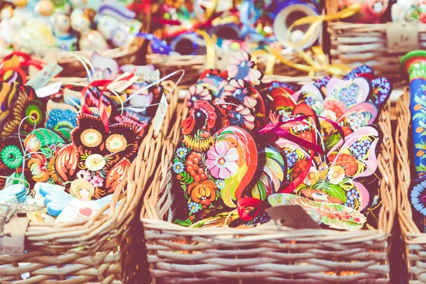 Decoraciones navideñas en el mercado en Berlín, Alemania . —  Fotos de Stock