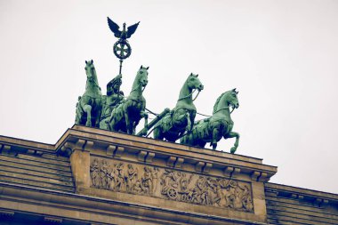 Berlin Brandenburg Kapısı (Brandenburger Tor), Berlin, Almanya