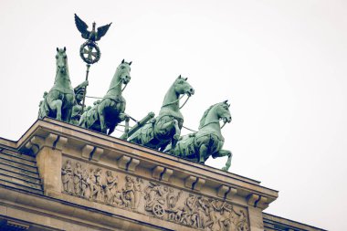 Berlin Brandenburg Kapısı (Brandenburger Tor), Berlin, Almanya