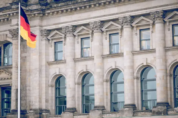 Reichstag 大厦德国议会 (凯撒小面包的位子 — 图库照片