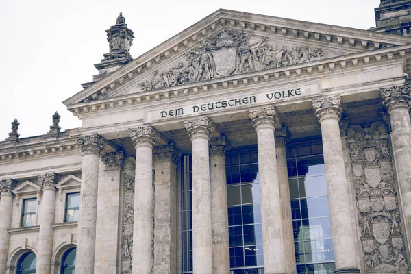 Edificio del Reichstag, sede del Parlamento alemán (Deutscher Bun —  Fotos de Stock