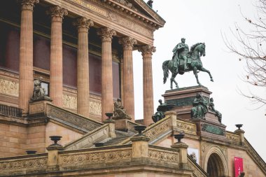 Berlin, Almanya - Aralık 06,2017: dış görünüm Alte milletin