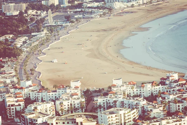 Agadir アガディール カスバ (アガディール フォートから空中パノラマ ビュー — ストック写真