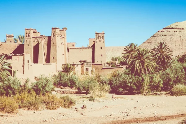 Panorama d'Ait Ben Haddou Casbah près de Ouarzazate au Maroc — Photo
