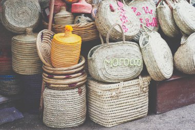 Hatıra Eşyası Medina, Essaouira, Fas Fas souk el sanatları