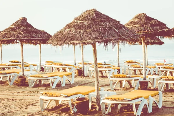 Playa principal en la ciudad de Agadir situada en la orilla del Atlántico O —  Fotos de Stock