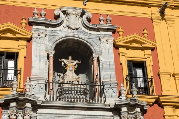 MALAGA, ANDALUCIA/SPAIN - JANUARY 02, 2018 : Baroque Bishop's Pa — Stock Photo, Image