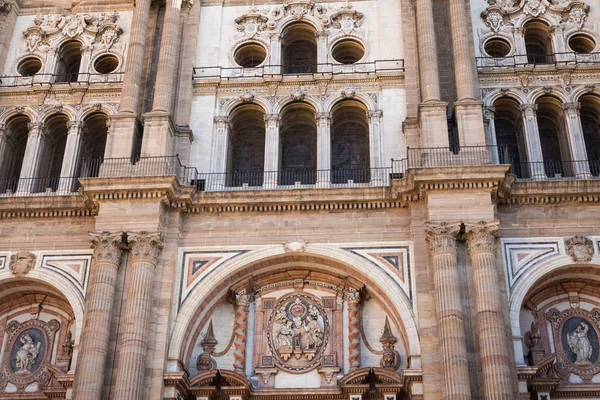 Facade of Bell tower of the Cathedral of the Incarnation in Mala — Stock Photo, Image