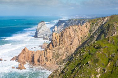 Cabo da Roca, Avrupa 'nın batı noktası, Portekiz.