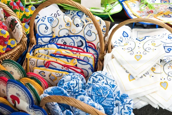 Souvenirs Portugueses Tradicionales Para Venta Mercado Oporto Mercado Bolhao Portugal — Foto de Stock