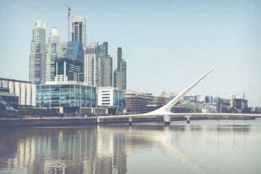 Buenos Aires, Arjantin - 05 Şubat 2018: Puerto Madero su
