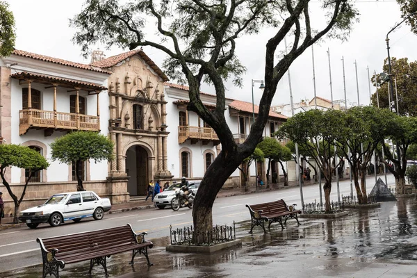 Sucre, Boliwia - 08 Şubat 2018: Sucre Anayasa olan — Stok fotoğraf