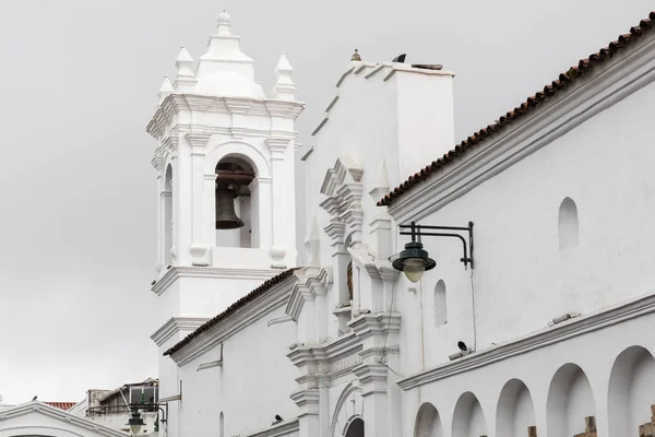 Sucre, Bolivya San Francisco Kilisesi. Sucre constitutio olduğunu — Stok fotoğraf