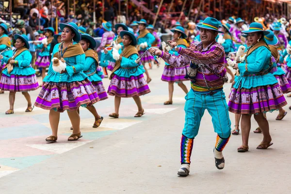 オルロのカーニバルでオルロ、ボリビア - 2018 年 2 月 10 日: ダンサー — ストック写真