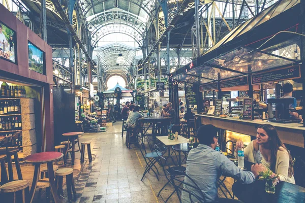 BUENOS AIRES - 31 DE ENERO DE 2018 - Interior del mercado tradicional —  Fotos de Stock