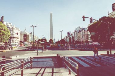 Buenos Aires, Arjantin - 30 Ocak 2018: Dikilitaş bir maj olduğunu