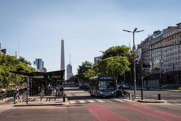 布宜诺斯艾利斯, 阿根廷-2018年1月30日: 方尖碑是一个 — 图库照片