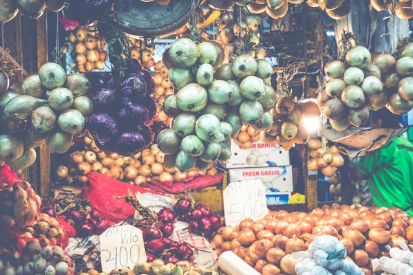 Ovoce a zelenina. Farmářský trh. San Jose, Costa Rica, tro — Stock fotografie