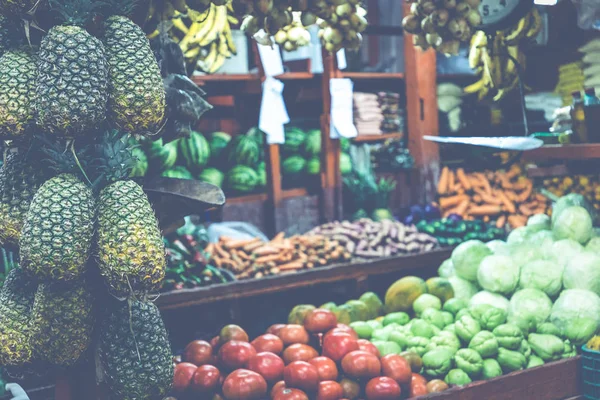 Fruits and vegetables.Farmer's Market. San Jose, Costa Rica, tro — Stock Photo, Image