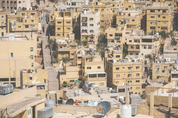 Panorama de la ciudad de Ammán, Jordania — Foto de Stock