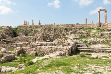 Amman, Ürdün Kalesi Herkül Tapınağı.