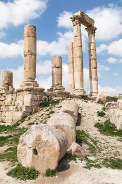 Amman, Ürdün Kalesi Herkül Tapınağı.