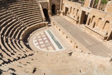 Antik Tiyatro. : Jerash, Jordan Antik Roma kenti