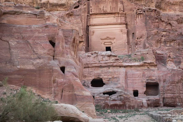 Petra, a antiga cidade na Jordânia — Fotografia de Stock