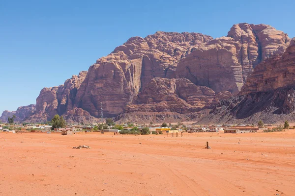 Wadi Rum Wüstenlandschaft, Jordanien — Stockfoto
