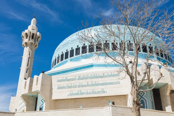 Mezquita Rey Abdullah I en Ammán, Jordania — Foto de Stock