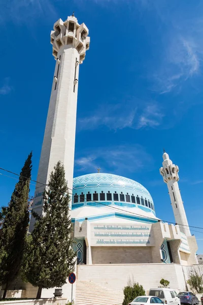Mezquita Rey Abdullah I en Ammán, Jordania — Foto de Stock