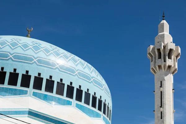 Mosquée King Abdullah I à Amman, Jordanie — Photo