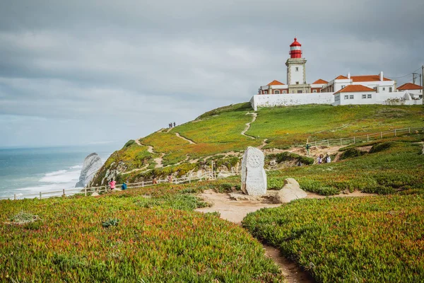 ロカ岬 ポルトガルの灯台 — ストック写真