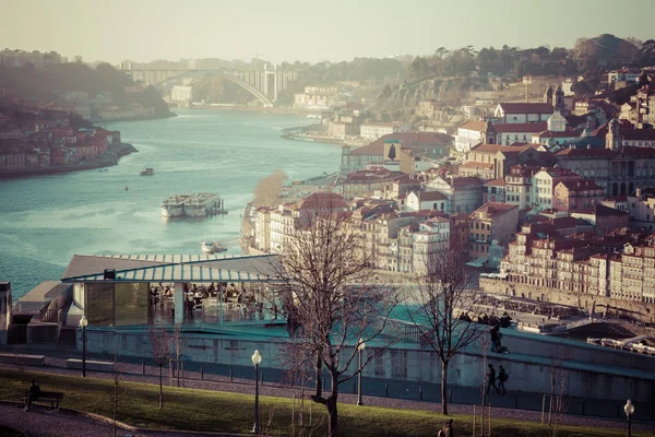 Porto Portugal Oude Stad Aan Rivier Douro — Stockfoto
