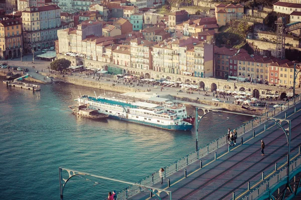 Porto Portugiesische Altstadt Douro Fluss — Stockfoto