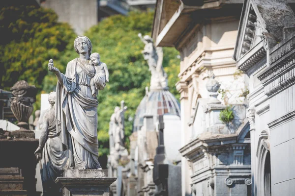 Monumentos Cementerio Recoleta Cementerio Público Buenos Aires Argentina —  Fotos de Stock