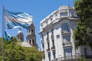 Buenos Aires, Arjantin - 30 Ocak 2018: Turistik destinati