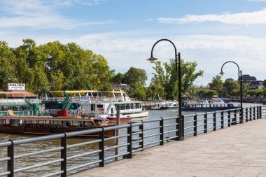 Tigre, Arjantin - 30 Ocak 2018: Puerto de Frut görünümünü