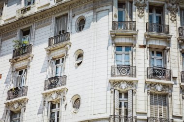 Buenos Aires, Arjantin tarihi binanın beyaz cephe.